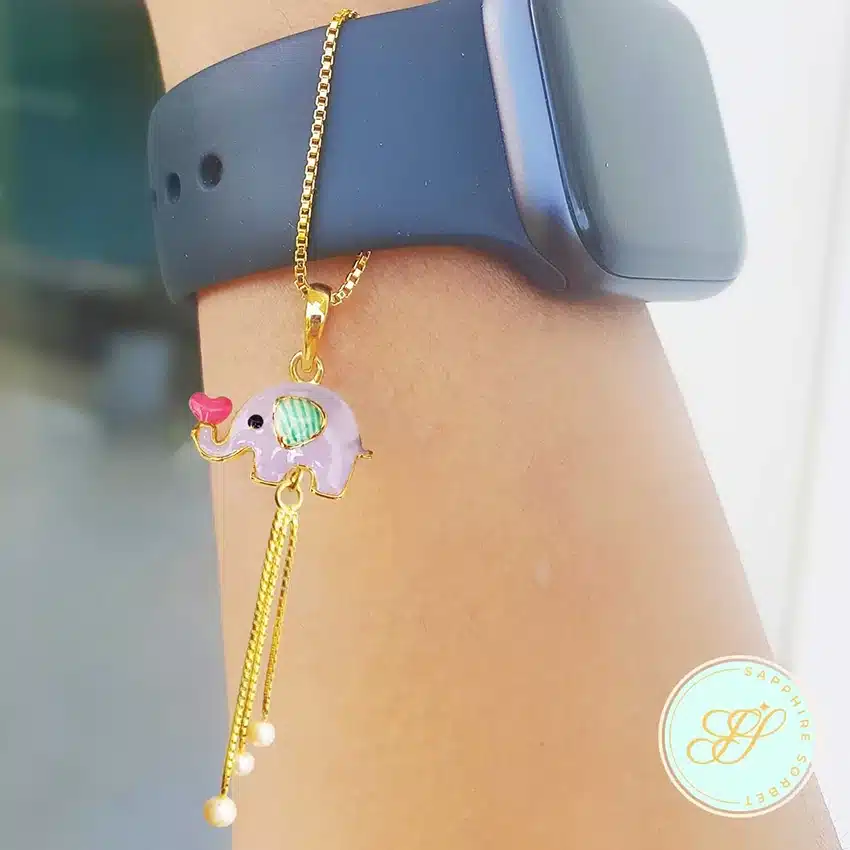 Elephant watch Charm