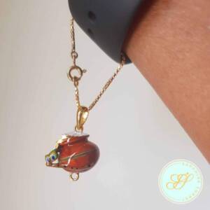 Krishanji Maakhan Matki silver watch charm