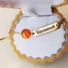 Basketball Custom Name Bracelet