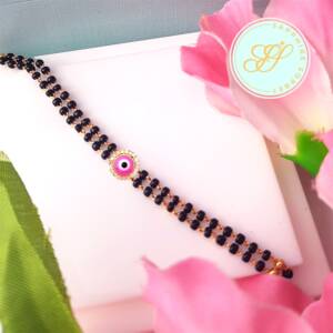 Evil Eye Diamond Mangalsutra Bracelet