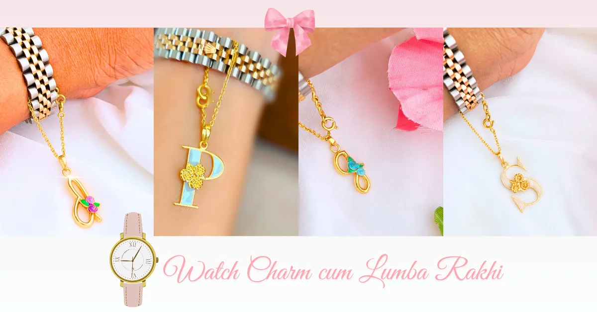 Lumba Rakhi cum watch Charm