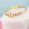 Name baby Bangle in sterling silver