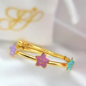 Star Gold baby Bangle