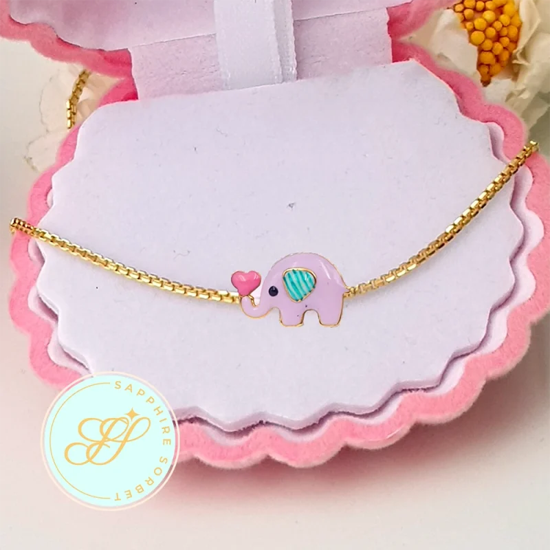 Elephant Bracelet for Baby Girls