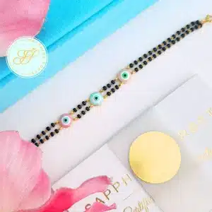 Evil Eye Mangalsutra Bracelet