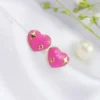 Kids Heart Gold earrings