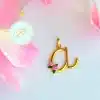 Monogram-A-Pendant in sterling Silver