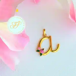 Monogram-A-Pendant in sterling Silver