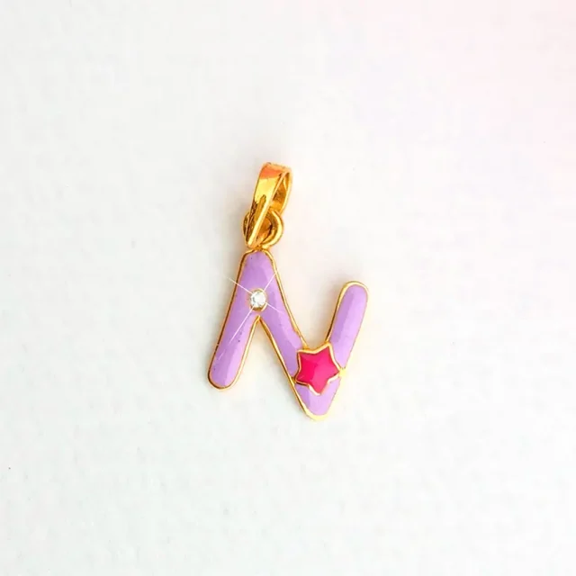 Monogram N Kids Pendant