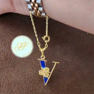 Monogram-V-Watch-Charm-Royal-Blue