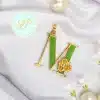 Monogram-Watch-Charm-Green