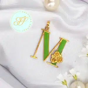 Monogram-Watch-Charm-Green
