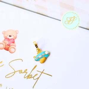 Diamond Aeroplane Baby pendant for Baby Gifting