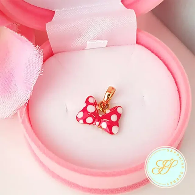 Minnie Mouse Kids Gold Pendant