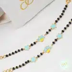 Diamond Aeroplane Stars Gold Nazariya for Baby Boy