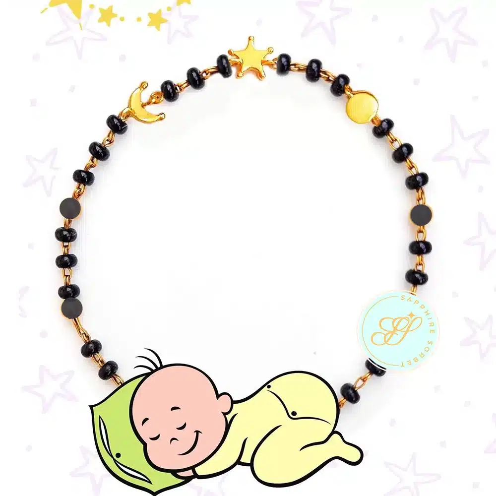Gold Sun Moon Star Baby Nazariya