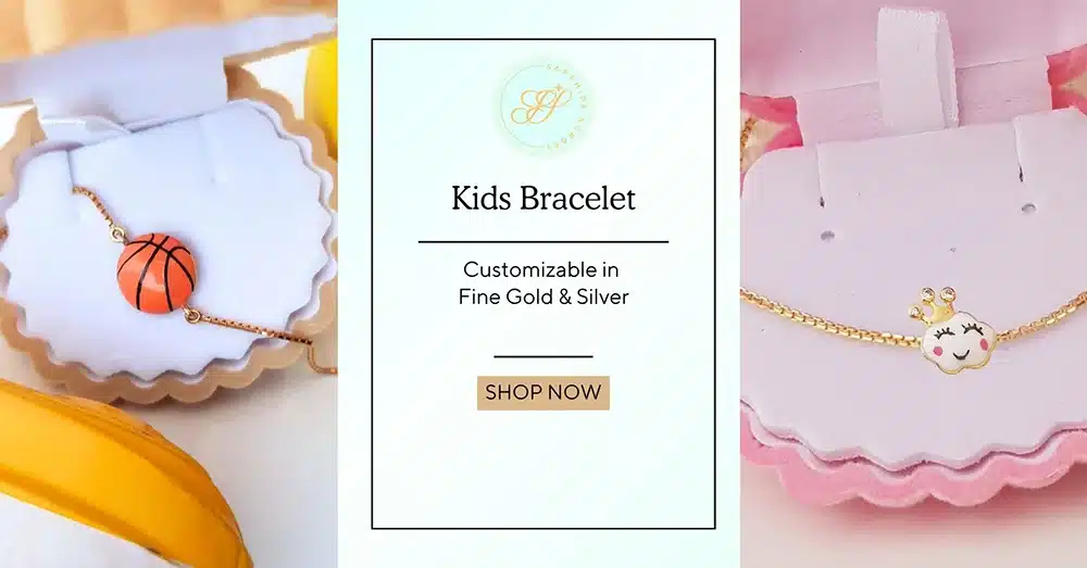 Cute Kids Gold Bracelet