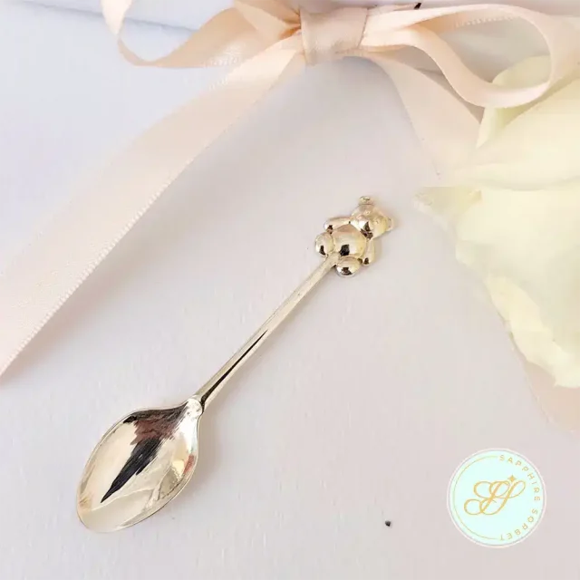Cute baby Silver Spoon