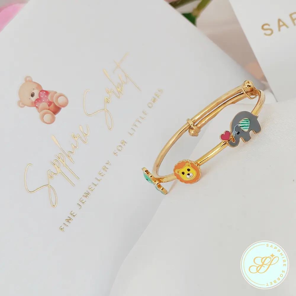 Cute lion baby bangle