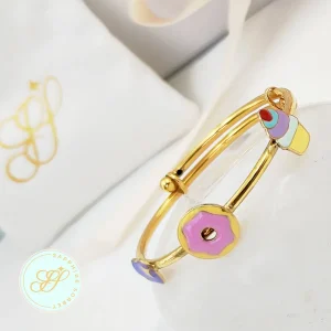 Doughnut Cupcake baby Bangle