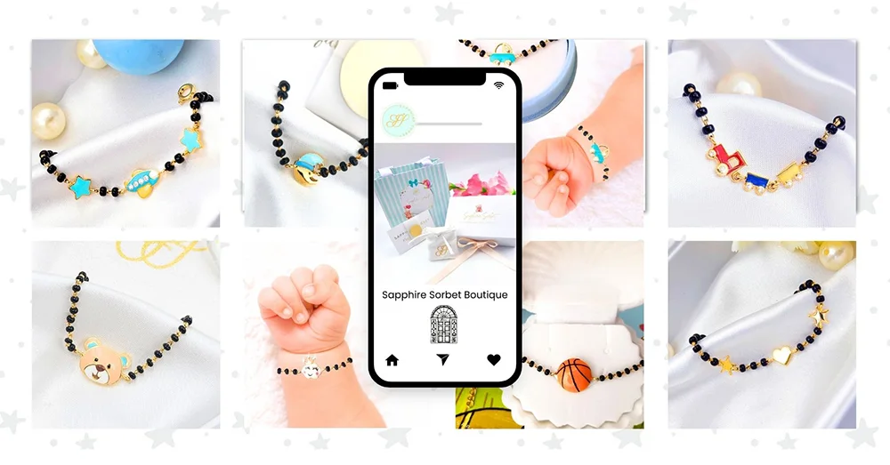 Gold Nazariya for Baby Boy