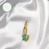 Monogram L Pendant for Girls