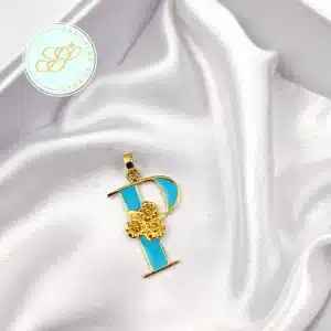 Monogram P Pendant for Girls
