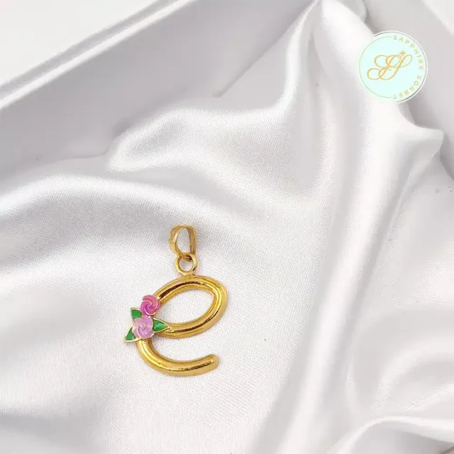 Monogram Pendant for Girls