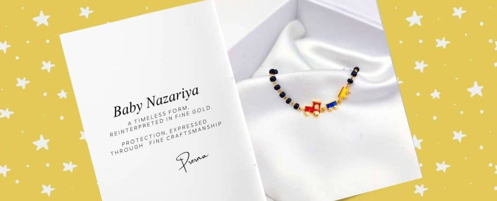Diamond Gold Nazariya for Baby