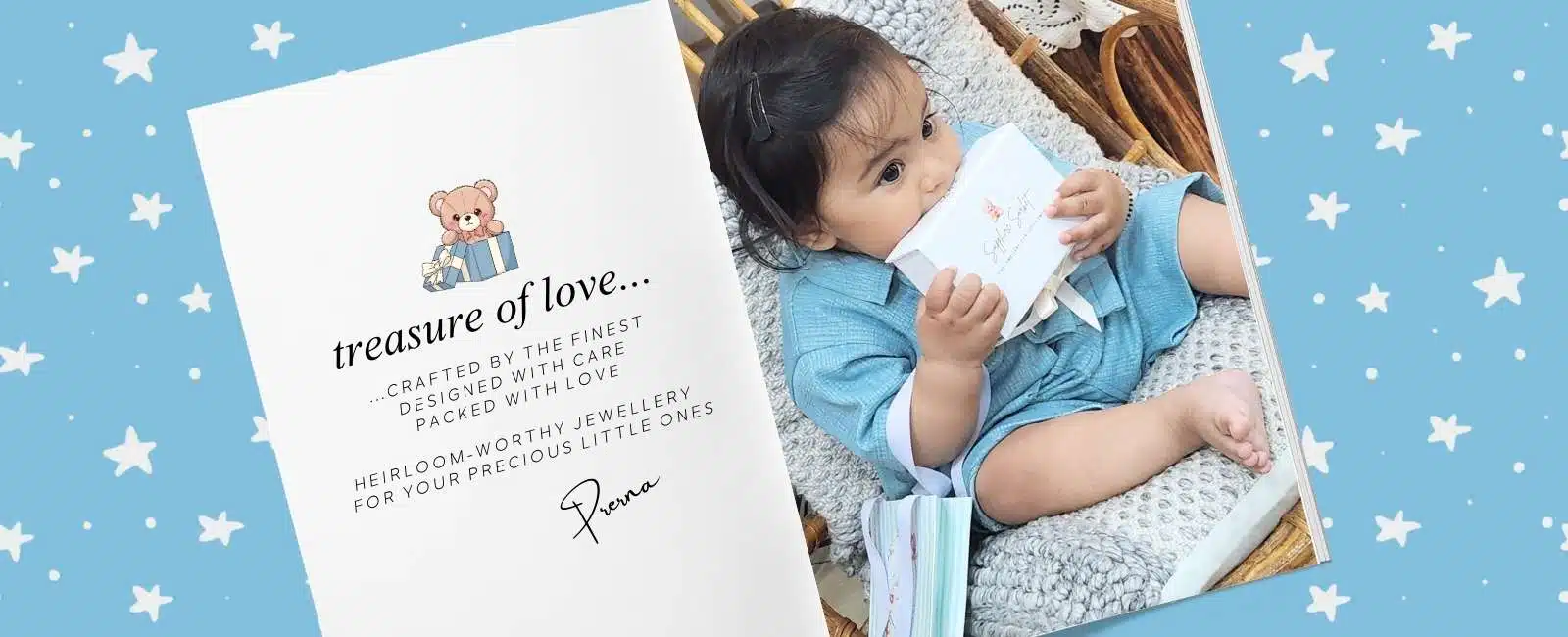 Sapphire Sorbet baby Jewellery