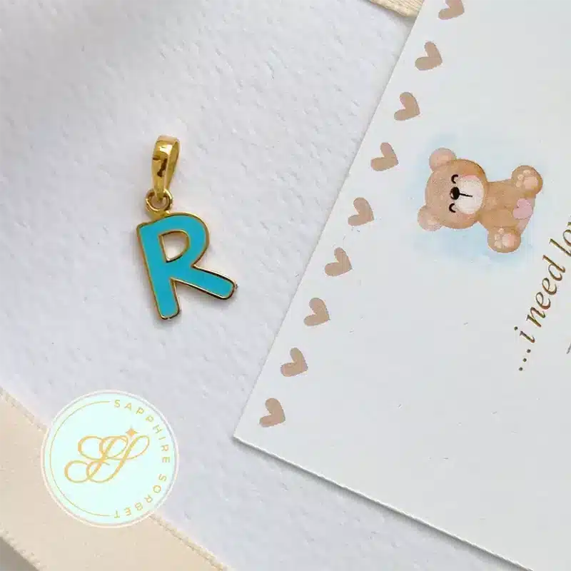R Kids Gold Pendant
