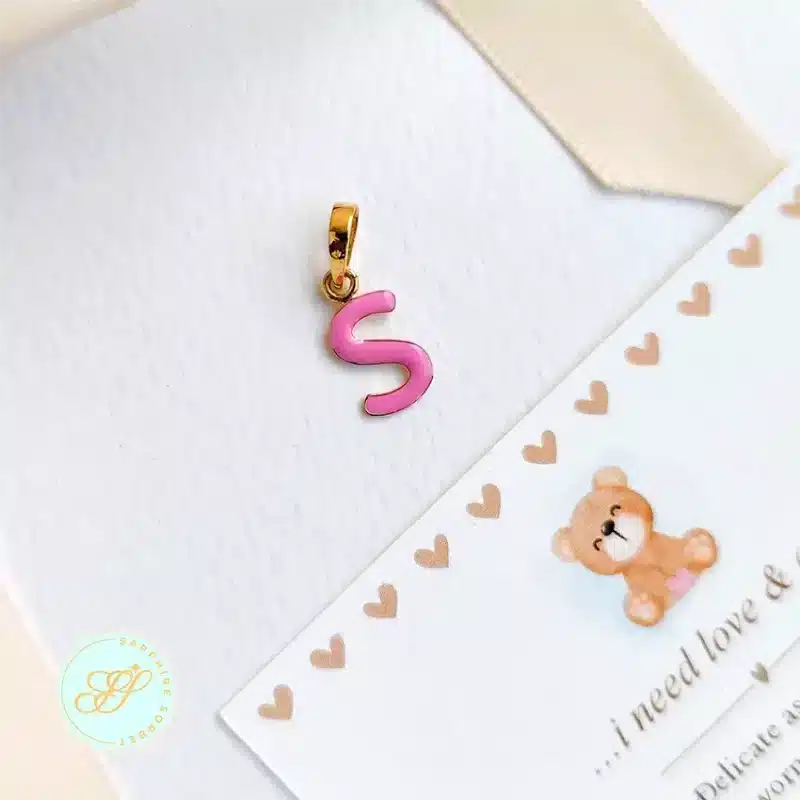 S Kids Gold Pendant