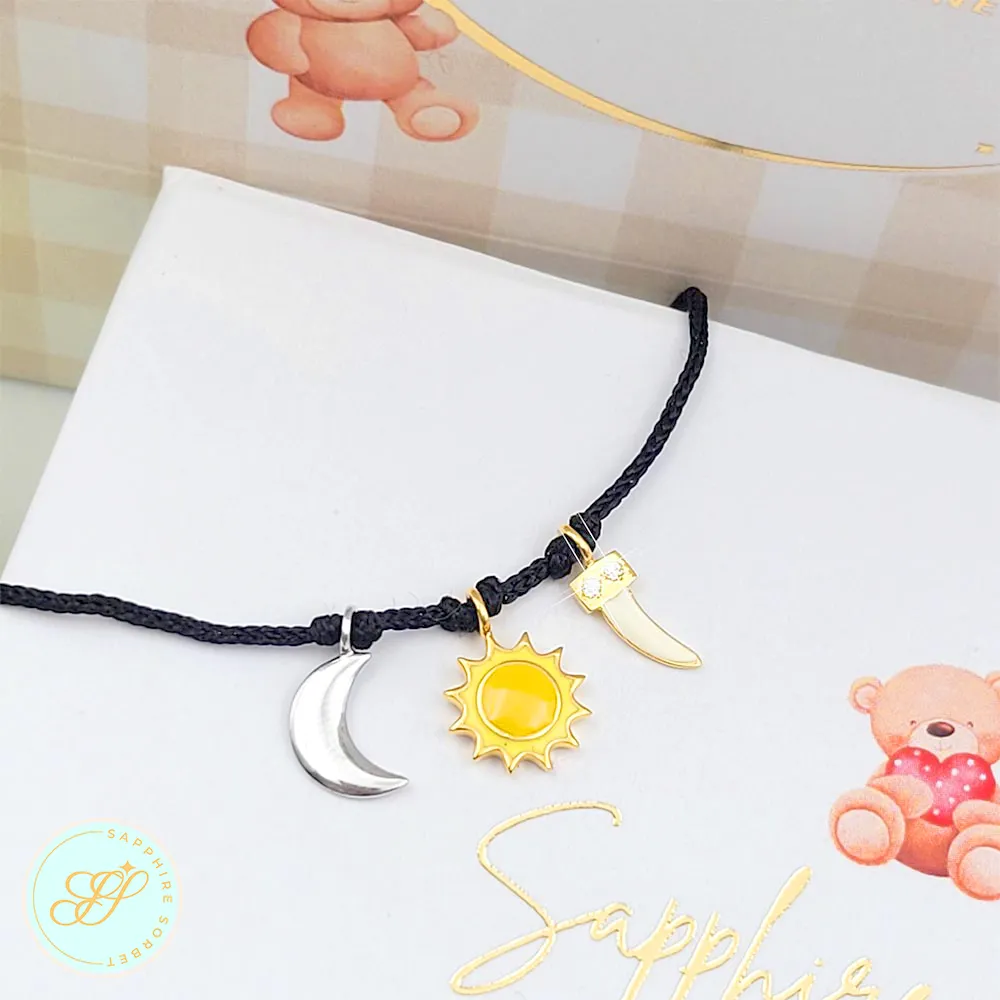 Diamond Chand Suraj Knife Pendant for Newborn baby