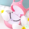 Lilac Sparkling Hearts Gold Nazariya