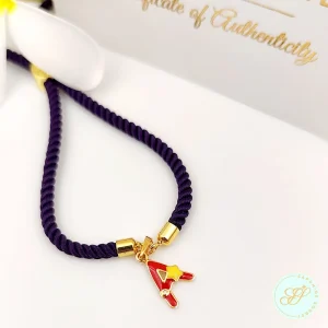 Monogram A Gold Rakhi
